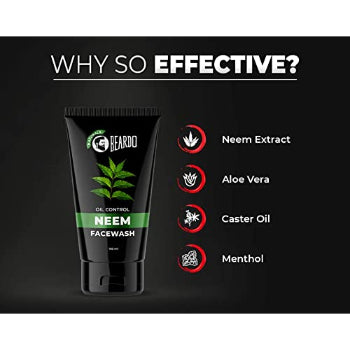 Beardo Purifying Neem Face Wash For Men 100 ml Beardo