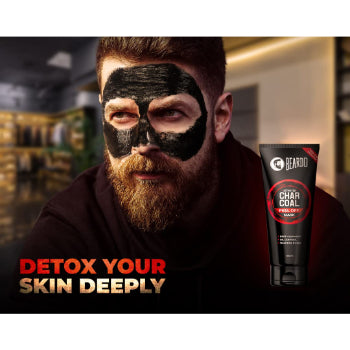 Beardo Activated Charcoal Detox Peel Off Mask for Men 100 g Beardo