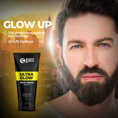 Beardo Ultraglow All in One Face Cream For Men with SPF 30 | Skin Brightening Face Cream | Dark Spot Reduction | Sun Protection | 60 g Beardo