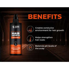 Beardo Hair Growth Vitalizer Shampoo for Men, 200 ml Beardo