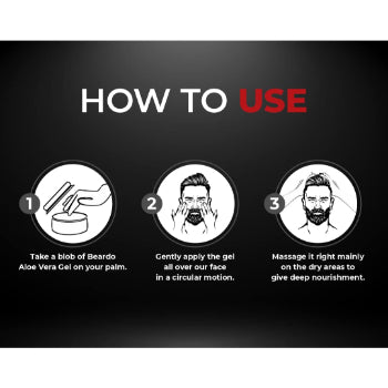 Beardo Aloe Vera Gel For Hair, Face & Beard (50 gm) Beardo