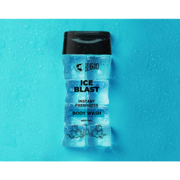 Beardo ICY cool freshness Menthol cooling Ice Blast Body Wash for Men 200 ml Beardo
