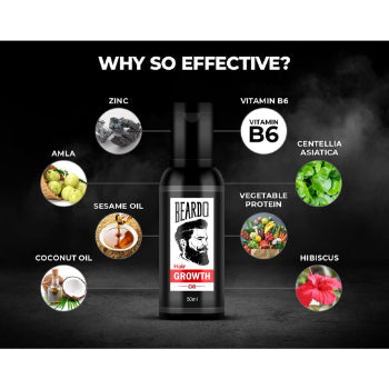 Beardo Beard and Hair Growth Oil - 50 ml Beardo