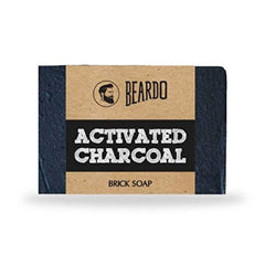 Beardo Activated Charcoal Brick Soap, 125g ( Pack Of 2) Beardo