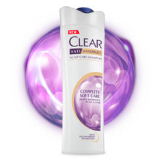 Clear  Complete Soft Care Anti Dandruff Shampoo 325ml Clear