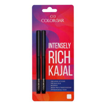 Colorbar Intensely Rich Kajal - 0.30g Pack of 2 Colorbar