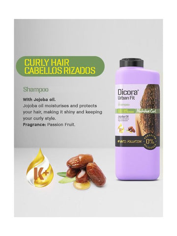 Dicora Urban Fit Shampoo for Curly Hair - 400 ml Dicora Urban Fit