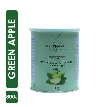 European Formula Green Apple Wax Liposoluble Depilatory European Formula