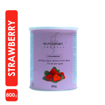 European Formula Strawberry Wax Liposoluble Depilatory European Formula