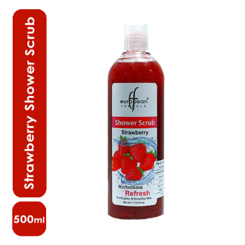 European Formula Strawberry Shower Scrub  500 ml European Formula