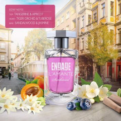 Engage L'amante Sunkissed Eau De Parfum for Women,100ML ENGAGE