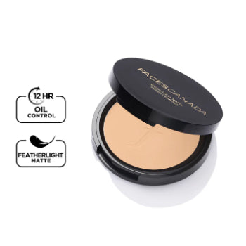 Faces Canada Weightless matte Finish Compact,Beige03 Faces Canada