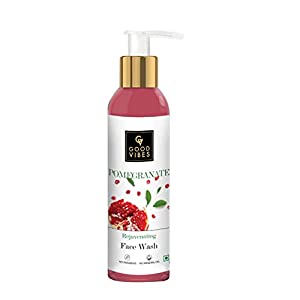 GOOD VIBES Pomegranate Rejuvenating Face Wash 120 ML GOOD VIBES