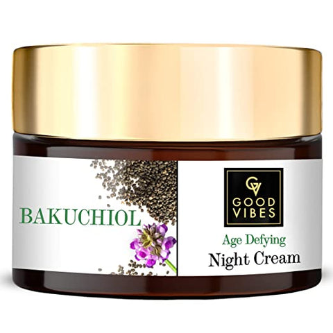 GOOD VIBES FOREVER COLLECTION Bakuchiol Age Defying Night Cream 45 GM GOOD VIBES
