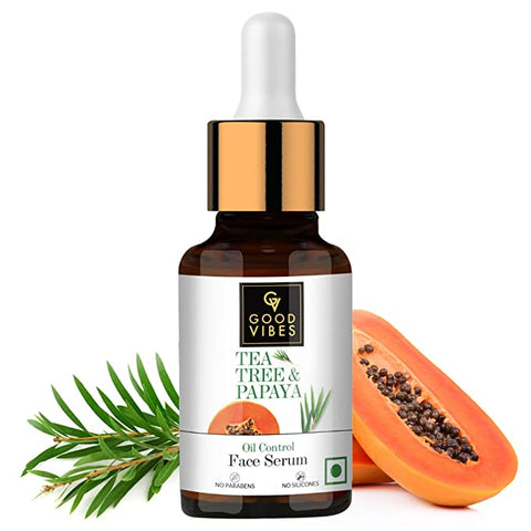 Good Vibes Tea Tree Papaya Oil  Control Face Serum Good vibes