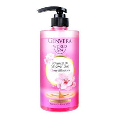 Ginvera World Spa Botanical Oil Shower Gel Cherry Blossom Ginvera