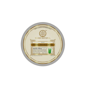 KHADI NATURAL HYDRATES & SOFTENS ALEOVERA (Transparent) FACIAL MASSAGE GEL 200g KHADI NATURAL