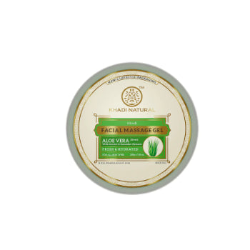 KHADI NATURAL HYDRATES & SOFTENS ALEOVERA (GREEN) FACIAL MASSAGE GEL 200g KHADI NATURAL