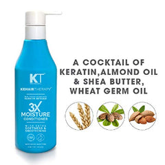 KT Professional Kehairtherapy 3x Moisture Conditioner 250ml KT Professional