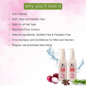 KT Professional  Organic Onion Shampoo 250ml KT Professional