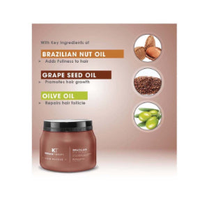 KT Professional Kehairtherapy Brazilian Silk Hair Masque 500ml KT Professional