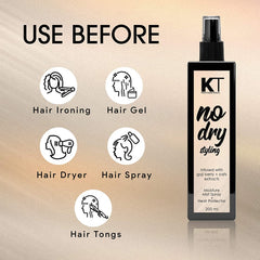 KT Professional No More Dry Styling Moisture Mist Hair Spray 200 ml KT Professional