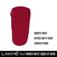 Lakme Primer+Matte Liquid Lip Color Lakme