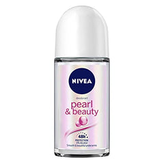 NIVEA Deodorant Roll On, Pearl & Beauty For Women -50ml Nivea