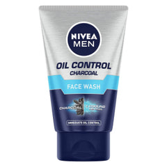 NIVEA Men Face Wash for Oily Skin, Oil Control Charcoal 100g NIVEA