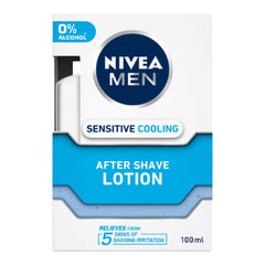NIVEA MEN Shaving, Sensitive Cooling After Shave Lotion, 100ml NIVEA