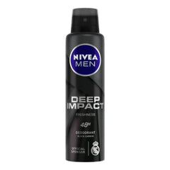 Nivea Deep Impact Freshness Deodorant Spray for Men, 150 ml NIVEA