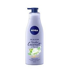 Nivea Oil-In-Lotion Tender Coconut and Tiare Oil Body Lotion for Normal Skin (200 ml) NIVEA