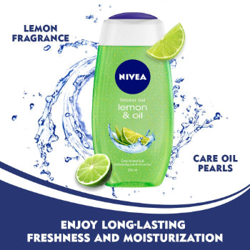 NIVEA Bath Care Lemon And Oil Shower Gel, 250ml NIVEA