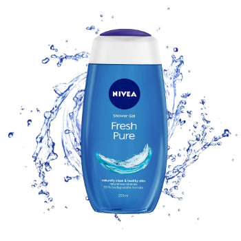 NIVEA Women Shower Gel, Fresh Pure Body Wash, 250ml NIVEA
