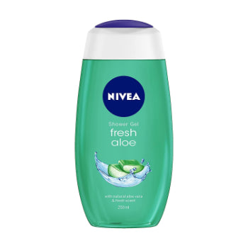 Nivea Shower Gel, Fresh Aloe Body Wash, 250 ml NIVEA