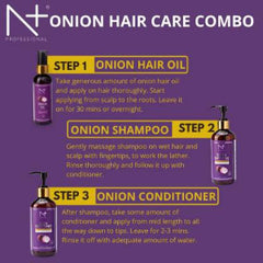 N+ Professional Onion Hair Care Combo N+