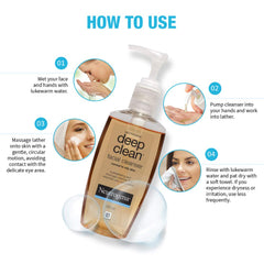 Neutrogena Deep Clean Facial Cleanser For Normal To Oily Skin 200 ml Neutrogena