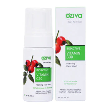 OZiva Bioactive Vitamin C30 Foaming Face Wash 100 ml OZIVA