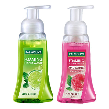 Palmolive Hydrating Foaming Hand Wash, Raspberry,  Lime & Mint  250 ml ( Pack Of 2) Palmolive