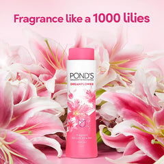 POND'S Dreamflower Fragrant Talcum Powder Pink Lily 100 G Ponds