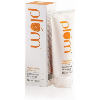 Plum Chamomile & White Tea Brighten Up Face Scrub 75ml PLUM