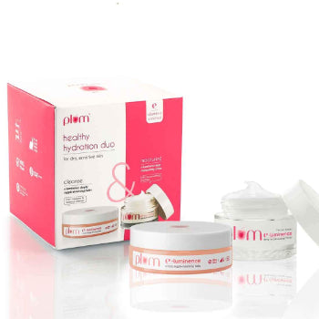 Plum E-Luminence Healthy Hydration Gift Kit For Dry, Dull Skin, 140 g PLUM