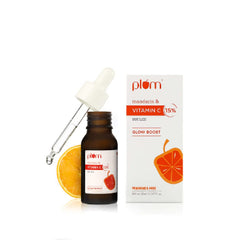 Plum 15% Vitamin C Face Serum with Mandarin for Glowing Skin 20ml PLUM
