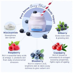 Puresense Berry Blast Body Yogurt with Blueberry & Niacinamide 160ML Puresense