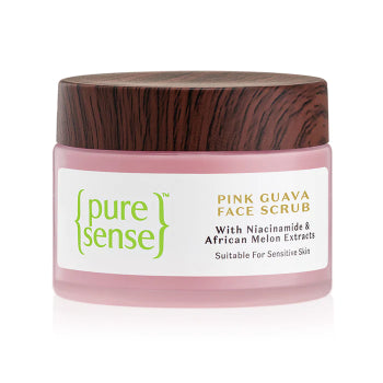 Puresense Pink Gauva Face Scrub with Niacinamide & African Melon Extracts 50G Puresense