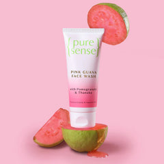 Puresense Pink Gauva Face Wash With Pomegranate & Thanaka 100G Puresense