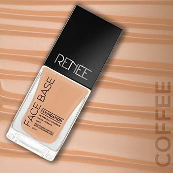RENEE Face Base Liquid Foundation - Coffee, 23ml  RENÉE