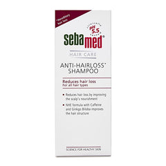 SEBAMED Anti-Hairloss Shampoo Reduces Hair Loss For All Hair Types 200 ml SEBAMED