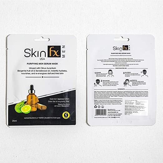 Skin Fx Purifying Men Serum Mask  Skin Fx