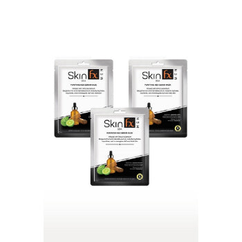 Skin Fx Purifying Men Serum Mask Pack of 3 Skin Fx
